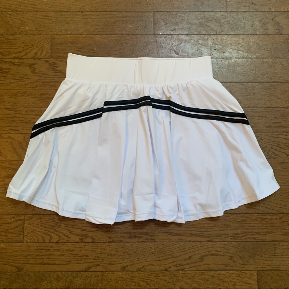 BMJL Womens High Waist Pleated Tennis Skirt /Golf Skorts /Built-in shorts Small - Picture 4 of 16